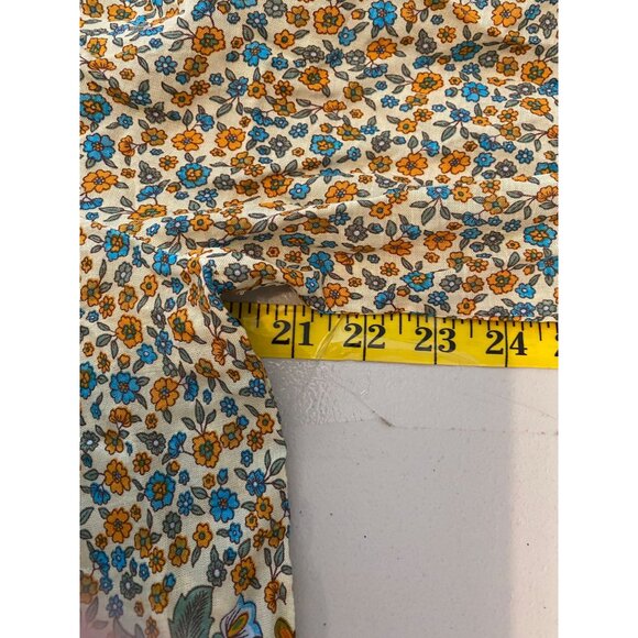 NWT Solitaire Womens Floral Peasant Blouse Cotton Rayon Blend Boho Style XL - Picture 8 of 10